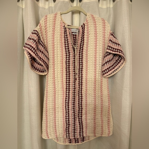 SAYLOR Allirra Open Stitch Knit Shift Minidress - Picture 5 of 8